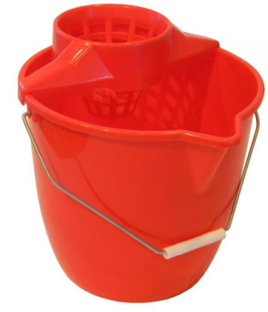 SEAU ESPAGNOL + ESSOREUR ROUGE - CERISE