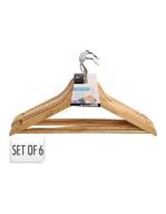 CINTRE EN BOIS LOT DE 6
