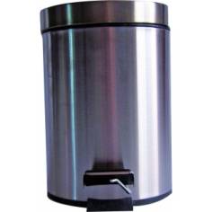 POUBELLE SALLE DE BAIN 3 L  A PEDALE  - INOX