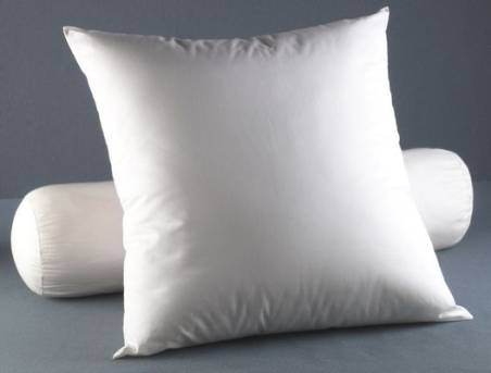 OREILLER BLANC MICROFIBRE 60X60 - 550g - MR 2022