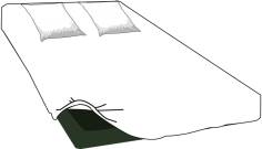 KIT  ECO  LIT 140 X 190  ( 2 taies 60 x 60 + 1 drap housse )  IRIS