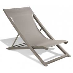 CHILIENNE TRANSAT SUNSET GRIS GROSFILLEX FRANCE