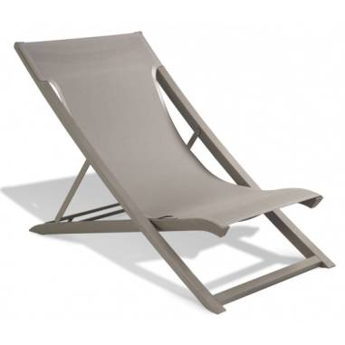 CHILIENNE TRANSAT SUNSET GRIS GROSFILLEX FRANCE