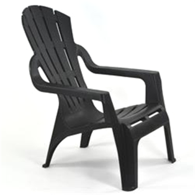 FAUTEUIL EMPILABLES VENICE BEACH ANTHRACITE  Made in EU