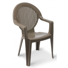 FAUTEUIL DE JARDIN FIDJI 2 TAUPE - GROSFILLEX FRANCE