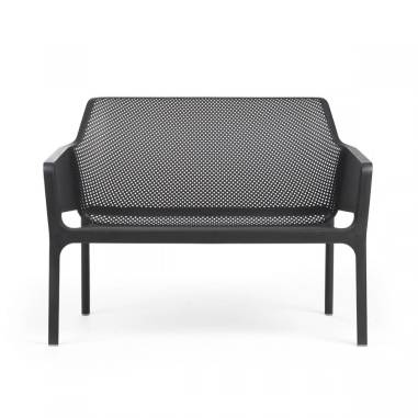 CANAPE BENCH NET  ANTHRACITE - SALON NET NARDI Made in EU