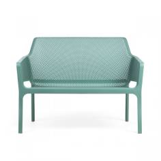 CANAPE BENCH NET  - BLEU SALICE   SALON NET NARDI Made in EU