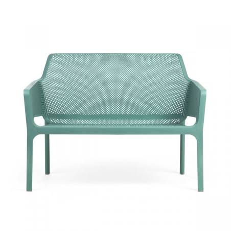 CANAPE BENCH NET  - BLEU SALICE   SALON NET NARDI Made in EU