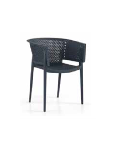 FAUTEUIL OXY ANTHRACITE- POLYPRO- FIBRE VERRE EMPIL Made in EU