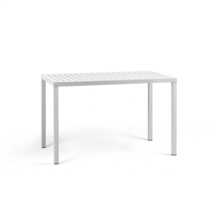 TABLE CUBE 140X80 CM NARDI - BLANCHE  Made in EU
