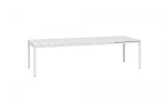 TABLE RIO 210 /280  X 100 CM NARDI BLANC  Made in EU
