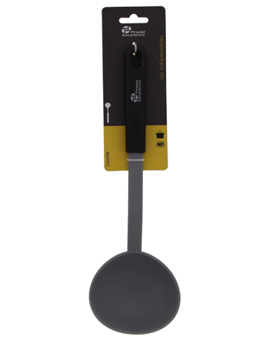 LOUCHE EN  NYLON  GRIS & NOIR