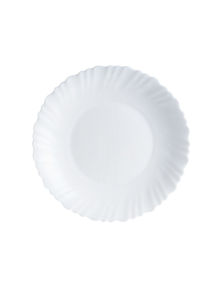 ASSIETTE CREUSE  ARCO FESTON BLANC 21 CM