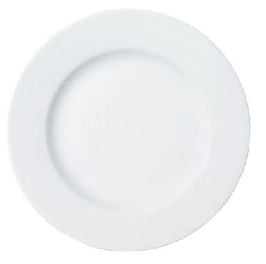 ASSIETTE DESSERT ROMA 19 CM PORCELAINE BLANCHE