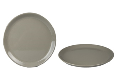 ASSIETTE PLATE NAÏLA TAUPE GRES  25 CM **ESP**