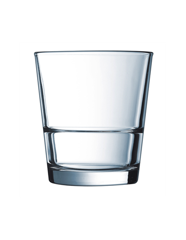 VERRE**STACK UP **  21CL - FB - ARCOROC FRANCE EMPILABLE TREMPE