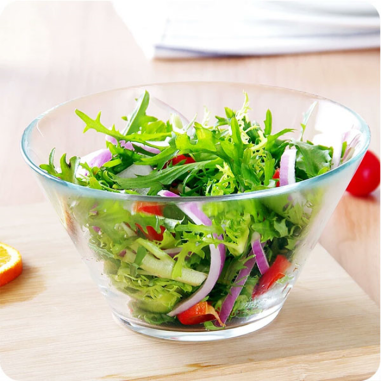 SALADIER 24 CM  VERRE  IRIS