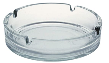 CENDRIER VERRE  IRIS Ø 10.5 CM