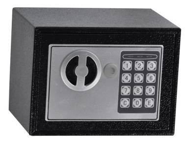 COFFRE FORT A **  CODE **   H 14 - L 19 - P 14cm - S14E
