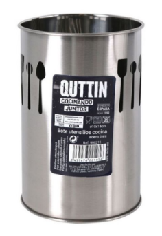 SUPPORT USTENSILES 10 x 15  cm  "  INOX" ASSORTIMENT