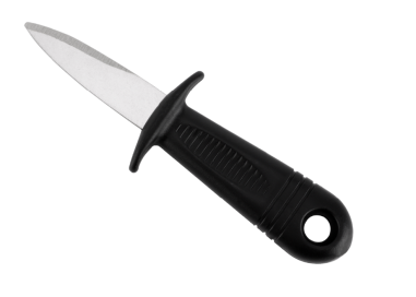 COUTEAU A HUITRE MANCHE POLYPRO AVEC GARDE IRIS