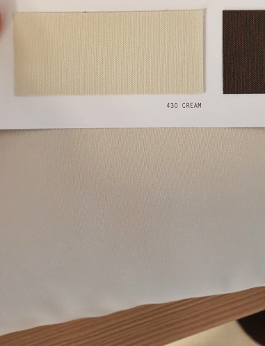 COUSSIN+HOUSSE ZIP SIMILICUIR EXTERIEUR COULEUR CRÉMA 46X28