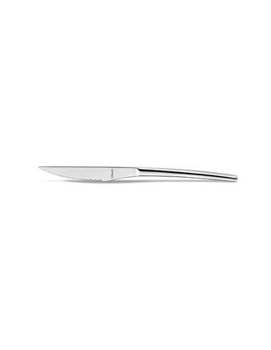 COUTEAU A STEACK HAVANE  ACIER INOX  18/0  -  3 MM
