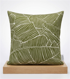 OREILLER IMPRIME 60X 60 -  MOTIF "TROPICAL JUNGLE"