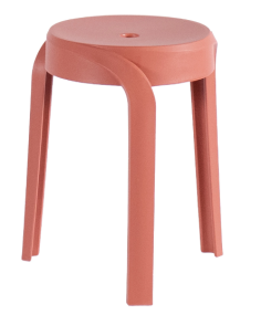 TABOURET EMPILABLE KOP BORDEAUX