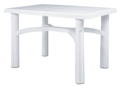 TABLE DALIA / TANGO 115 X 72 BLANCHE - avec renfort central Made in EU