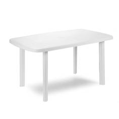 TABLE RECTANGLE FARO 137X85CM BLANCHE Made in EU