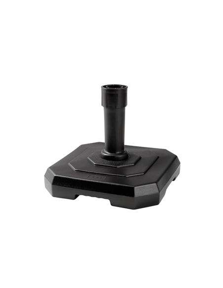 PIED DE PARASOL BETON + PLASTIQUE NOIR  25KG-TIGE DE 32 A 50 MM EDA FRANCE *ESP*