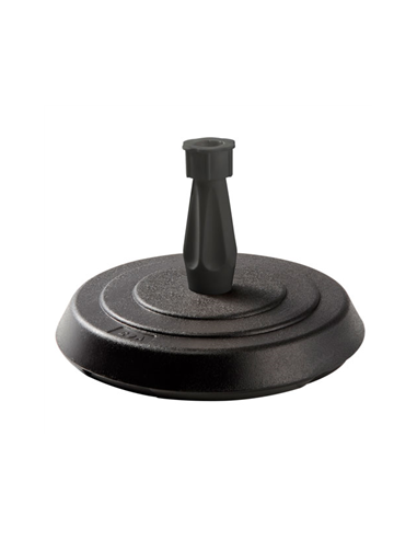 PIED DE PARASOL BETON + PLASTIQUE ANTHRACITE  14KG - TIGE 18 A 33 MM EDA FRANCE