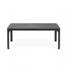 TABLE BASSE 100CM  NET ANTHRACITE  - SALON NET NARDI Made in EU