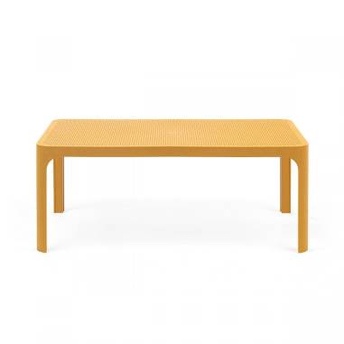 TABLE BASSE 100CM  NET - SENAPE MOUTARDE - SALON NET NARDI Made in EU