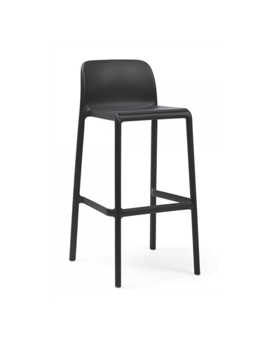 TABOURET DE BAR FARO ANTHRACITE - NARDI  Made in EU