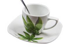 TASSE 20CL ET SOUS TASSES BAMBOO/TROPICAL