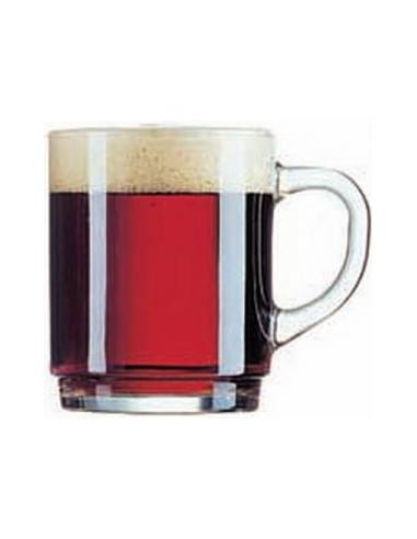 MUG 25CL  VERRE  TRANSPARENT  EMPILABLE