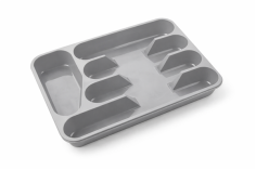 RANGE COUVERTS 5 CASES IRIS GRIS