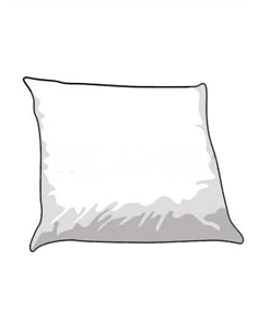 OREILLER COUSSIN SEMI DURABLE 40 X40 cm  DECRET 2000 -164 DU 23/02/20