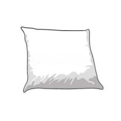 TAIE SEMI DURABLE AVEC RABAT 60 X 60 IRIS (EMBALLAGE PAR 12)