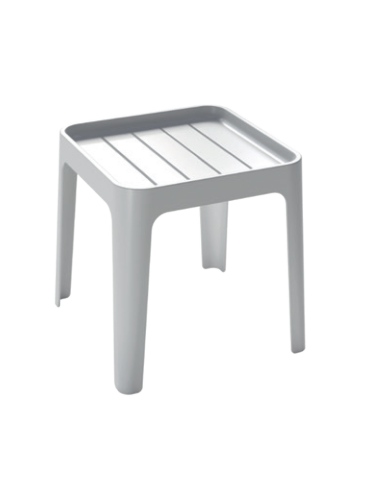 TABLE BASSE 40 X 40 PROVENCE BLANC GLACIER - GROSFILLEX ® FRANCE