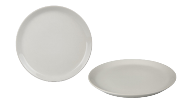 ASSIETTE PLATE NAÏLA  GRES IVOIRE  25 CM ***ESP***