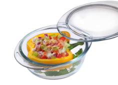 PLAT A FOUR  ROND + COUVERCLE 23 X 20.5 X 8 CM - 1.7 LITRES