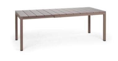 TABLE RIO 140/210  X 100 CM NARDI TORTORA  Made in EU