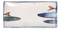 PLAT RECTANGULAIRE 30X15 CM PEIXE 2.0
