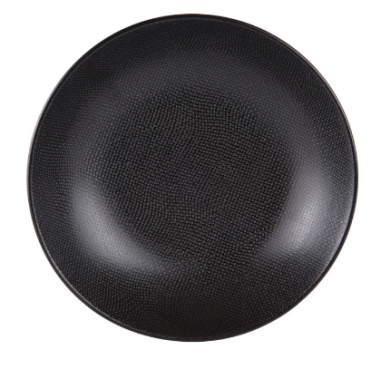 ASSIETTE CREUSE GRES **VESUVIO** NOIR 19CM