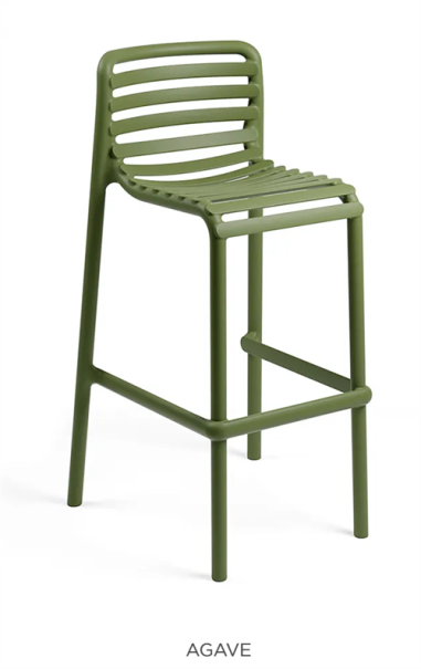 TABOURET DOGA - VERT AGAVE - NARDI  Made in EU