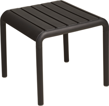 TABLE BASSE CARREE NEYRA 45X45CM NOIR ***PROMOTION***
