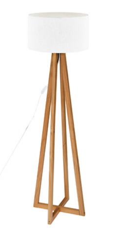LAMPADAIRE MULTIPIED BOIS MOLU 141CM - 178923B